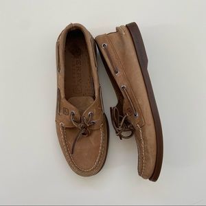 Leather Brown Boat Shoes Sperrys